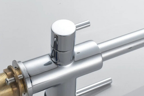 Смеситель для кухни Shevanik S128 цвет Хром