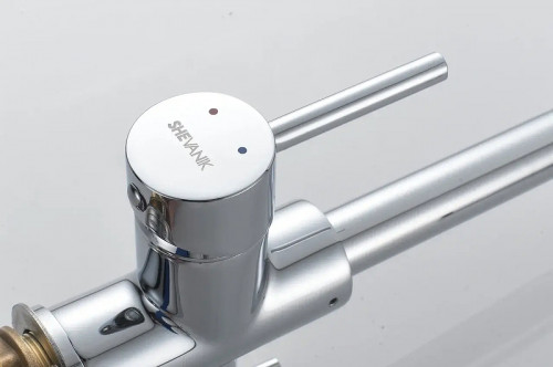 Смеситель для кухни Shevanik S128 цвет Хром