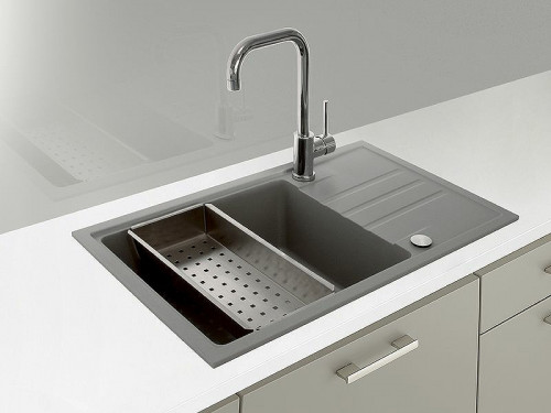 Коландер Alveus 1119835 Сатинированная сталь