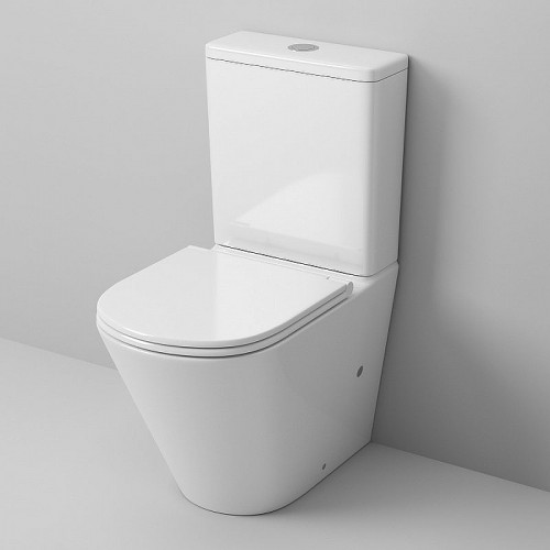 Унитаз компакт Grossman Tornado GR-4450SQ Белый глянцевый с бачком и сиденьем Микролифт фаянс напольный