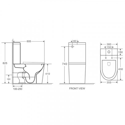 Унитаз компакт Grossman Tornado GR-4450SQ Белый глянцевый с бачком и сиденьем Микролифт фаянс напольный