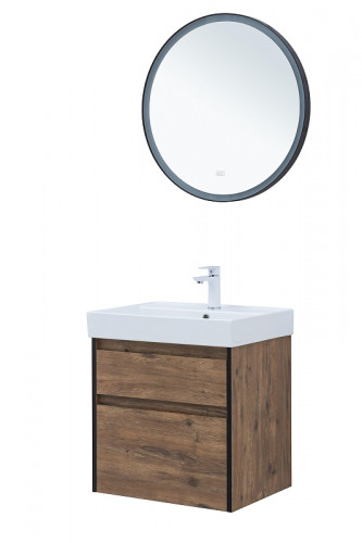 Тумба под раковину Logan Forest 60 343910 подвесная цвет Дуб рустикальный