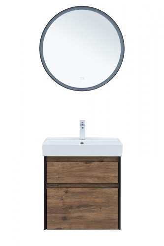 Тумба под раковину Logan Forest 60 343910 подвесная цвет Дуб рустикальный