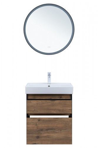 Тумба под раковину Logan Forest 60 343910 подвесная цвет Дуб рустикальный