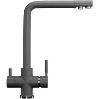 Смеситель для кухни Ulgran Classic U-016-309 Темно-серый латунь