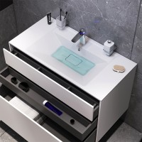 Тумба под раковину AM.PM Inspire V2.0 100 M50AFHX1003WM подвесная Белая матовая МДФ / ЛДСП