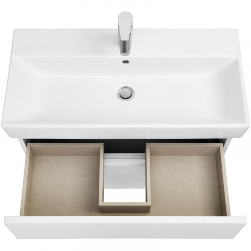 Тумба под раковину Roca Oleta 80 A857640806 подвесная Белый глянец