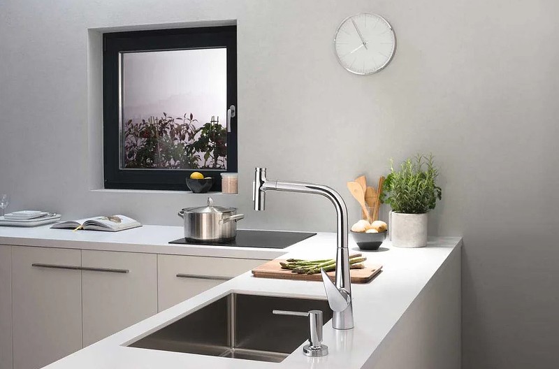 Смеситель для кухни Hansgrohe Talis Select M51 72824000 Хром