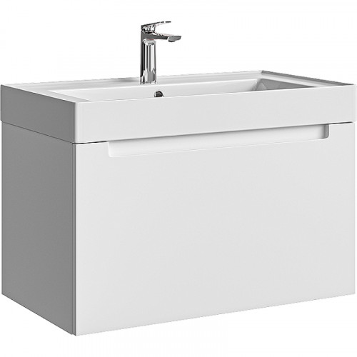 Тумба под раковину Aqwella Vancouver 80 VAN01081 подвесная цвет Белый