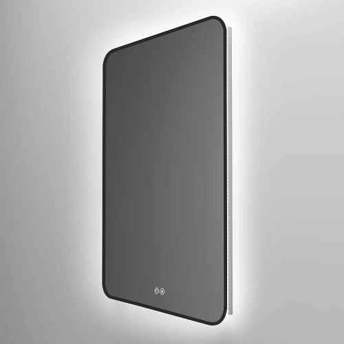 Зеркало Vincea 50 VLM-3VC500B-2 с подсветкой Черное с сенсорным выключателем с подогревом и диммером стекло