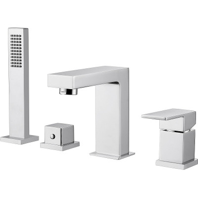 Смеситель на борт ванны Abber Daheim AF8213 Хром латунь