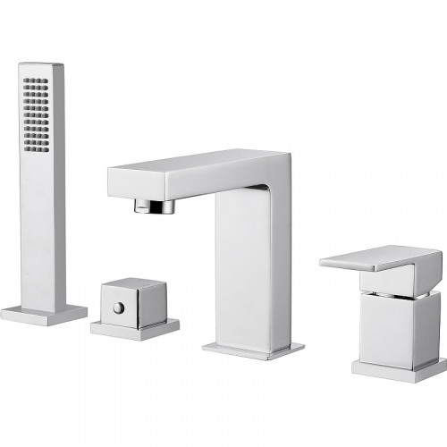 Смеситель на борт ванны Abber Daheim AF8213 Хром латунь