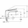 Смеситель для раковины Jacob Delafon Avid E97345-ND-CP Хром