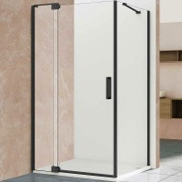 Душевой уголок Vincea Extra 90х90 VSR-1E809090CLB профиль Черный стекло прозрачное