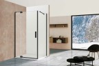 Душевой уголок Vincea Extra 90х90 VSR-1E809090CLB профиль Черный стекло прозрачное
