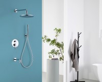Душевая система Abber Wasser Kreis AF8117 Хром латунь встраиваемый