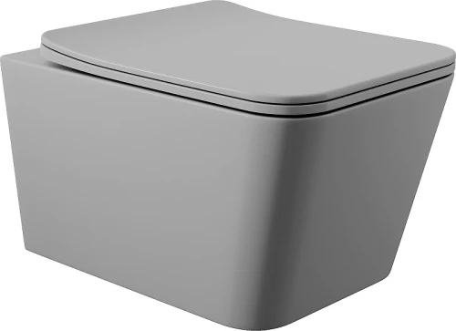 Комплект унитаза DIWO Aqueduto Macio MAC0130 с сиденьем с инсталляцией DIWO 4501 с клавишей смыва цвет Матовый черный