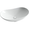 Раковина-чаша Ceramicanova Element 61 CN6015 Белая фаянс накладная