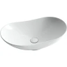 Раковина-чаша Ceramicanova Element 61 CN6015 Белая фаянс накладная