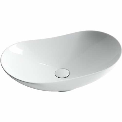 Раковина-чаша Ceramicanova Element 61 CN6015 Белая фаянс накладная