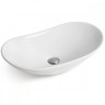 Раковина-чаша Ceramicanova Element 61 CN6015 Белая фаянс накладная