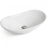 Раковина-чаша Ceramicanova Element 61 CN6015 Белая фаянс накладная