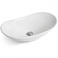 Раковина-чаша Ceramicanova Element 61 CN6015 Белая фаянс накладная