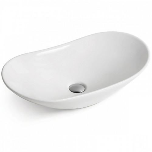 Раковина-чаша Ceramicanova Element 61 CN6015 Белая фаянс накладная