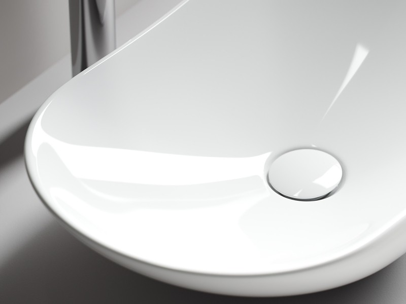 Раковина-чаша Ceramicanova Element 61 CN6015 Белая фаянс накладная