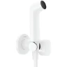 Гигиенический душ со смесителем Hansgrohe Bidette 29232700 Белый матовый латунь встраиваемый