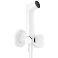 Гигиенический душ со смесителем Hansgrohe Bidette 29232700 Белый матовый латунь встраиваемый