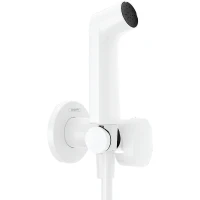 Гигиенический душ со смесителем Hansgrohe Bidette 29232700 Белый матовый латунь встраиваемый