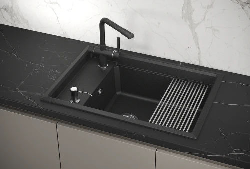 Кухонная мойка Granula Kitchen Space 73 7305 цвет Черный