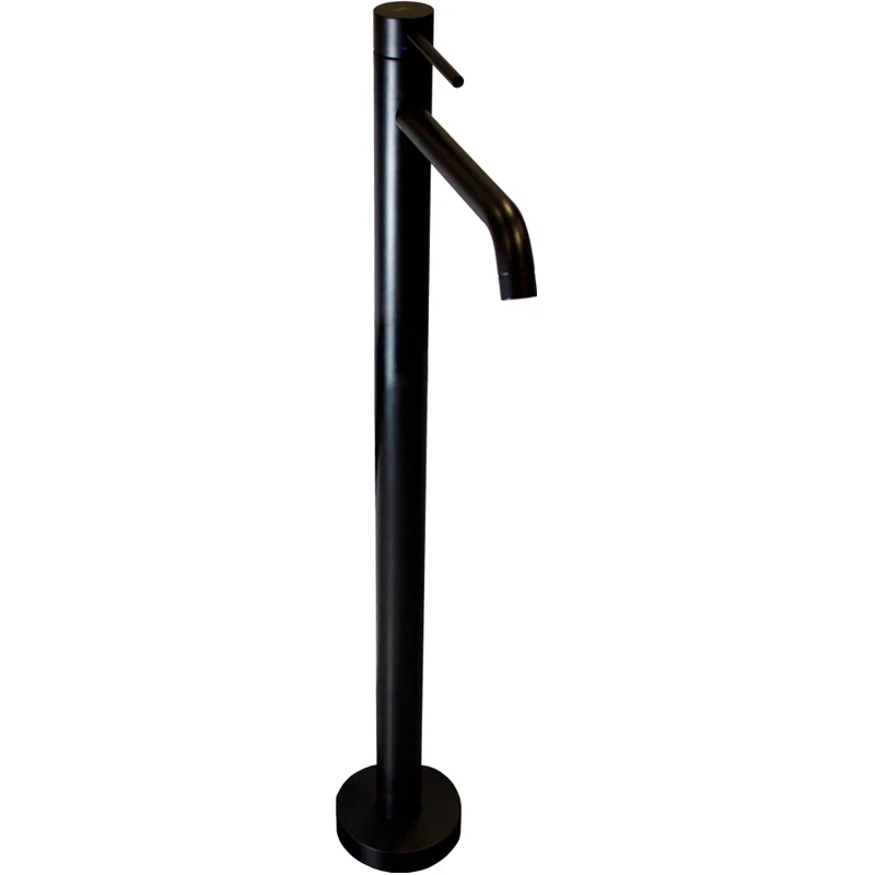 Смеситель для раковины Paffoni Light LIG031NO Черный матовый на пол