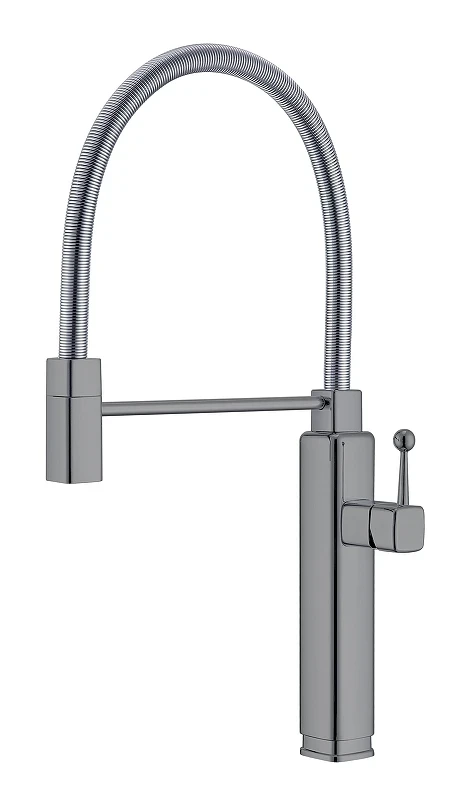Смеситель для кухни Vincea VKF-101GM цвет Вороненая сталь