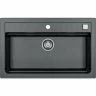 Кухонная мойка Alveus Granital Atrox 40 Carbon G91 790x500 1140447 Угольная искусственный камень (литьевой мрамор) встраиваемая сверху, встраиваемая снизу