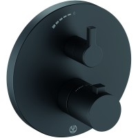 Смеситель для душа Kludi Nova Fonte Puristic 208353915 Черный матовый латунь встраиваемый