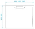 Душевой поддон из искусственного камня RGW STE MB 90x90 52341099-14 Черный мрамор