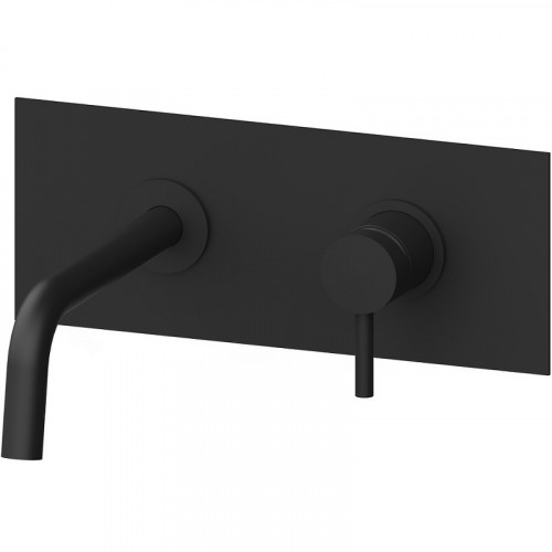 Смеситель для раковины Paffoni Light LIG105NO Черный матовый латунь встраиваемый