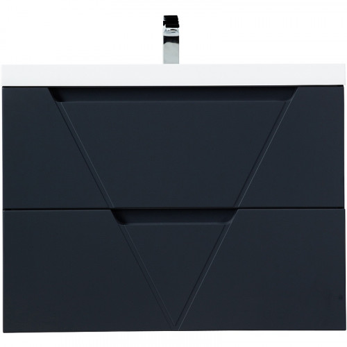 Тумба под раковину BelBagno Vittoria 80 VITTORIA-800-2C-SO-GO-P подвесная Grigio Opaco МДФ / ЛДСП