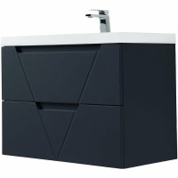 Тумба под раковину BelBagno Vittoria 80 VITTORIA-800-2C-SO-GO-P подвесная Grigio Opaco МДФ / ЛДСП