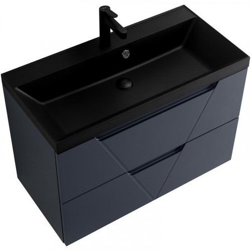 Тумба под раковину BelBagno Vittoria 80 VITTORIA-800-2C-SO-GO-P подвесная Grigio Opaco МДФ / ЛДСП