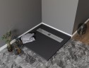 Душевой поддон из искусственного камня Aquanet Delight 90x90 258896 Черный