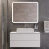 Зеркало Bond Cube 100x80 M39ZE-10080 с подсветкой с сенсорным выключателем стекло