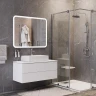 Зеркало Bond Cube 100x80 M39ZE-10080 с подсветкой с сенсорным выключателем стекло