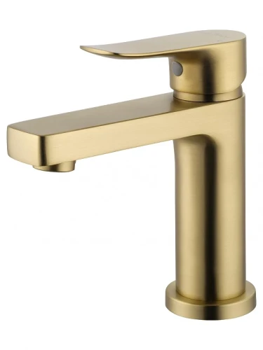 Смеситель для раковины Wonzon & Woghand WW-A40222-BG цвет Брашированное золото