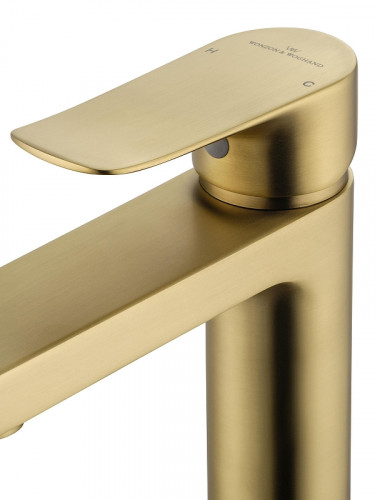 Смеситель для раковины Wonzon &amp; Woghand WW-A40222-BG цвет Брашированное золото