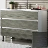 Тумба с раковиной SanVit Кубэ-3 100 kkube3100 с фактурой под дерево Венге МДФ / ЛДСП