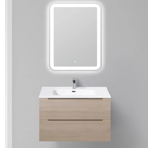 Тумба под раковину BelBagno Etna 80 ETNA-800-2C-SO-RG-P подвесная Rovere Grigio МДФ / ЛДСП