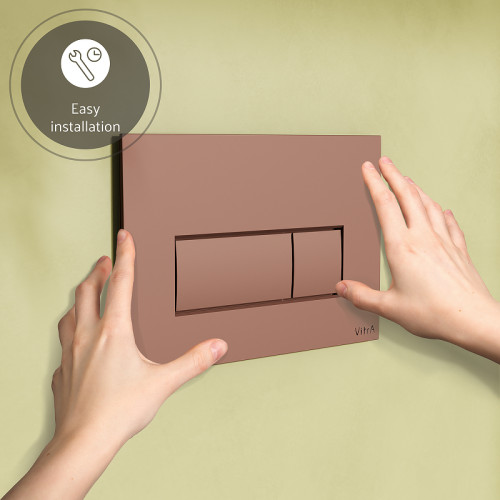 Кнопка смыва для инсталляции Vitra Root Square 740-2340 Медь